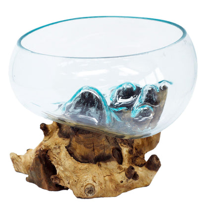 Molten Glass on Wood - Open Lrg Bowl - Image molten-glass-on-wood--open-lrg-bowl-mgw-06