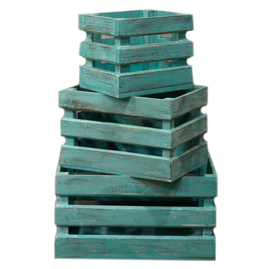 Wooden Storage Crates – Greenwash (Set of 3) - Image wooden-storage-crates--greenwash-set-of-3-rds-154