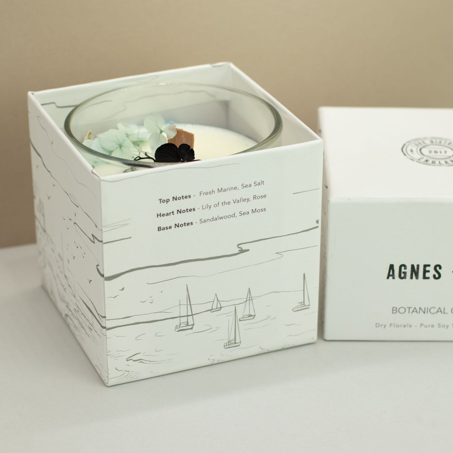 Agnes + Cat Botanical Soy Wax Candle - Seasalt & Moss - Image agnes--cat-botanical-soy-wax-candle--seasalt--moss-acbfc-06