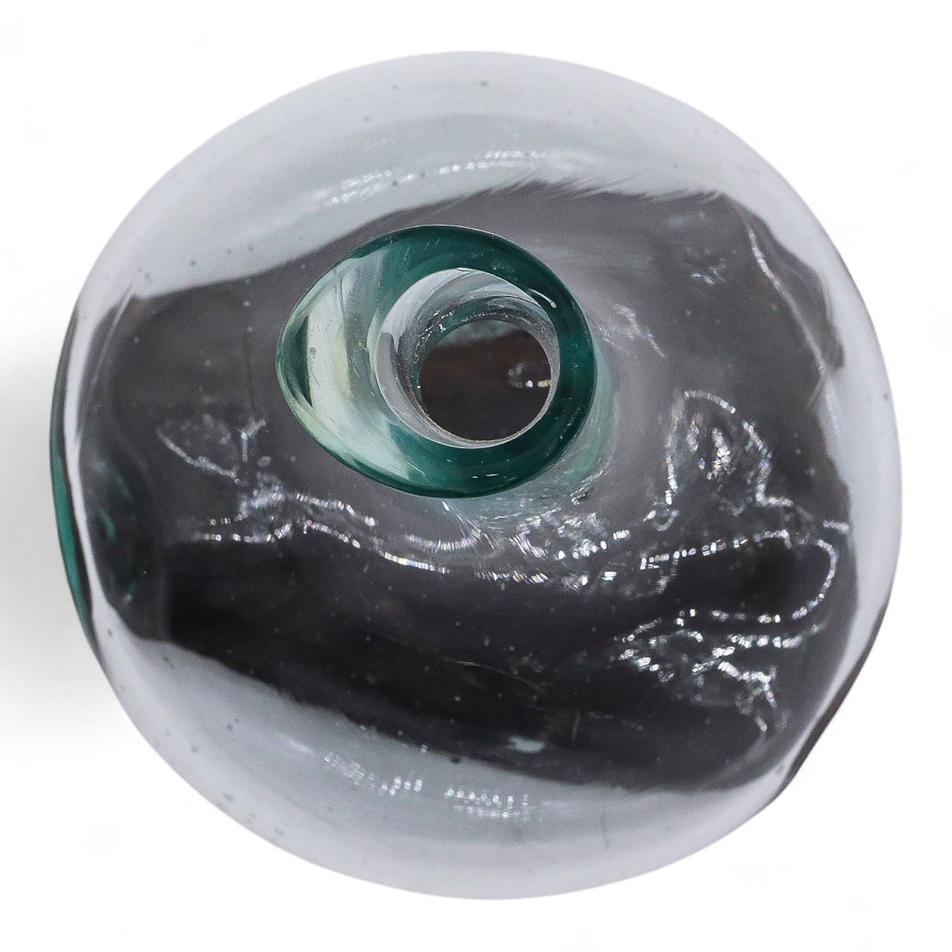 Molten Glass Mini Decanter on Wood 20cm - Image molten-glass-mini-decanter-on-wood-20cm-mgw-45