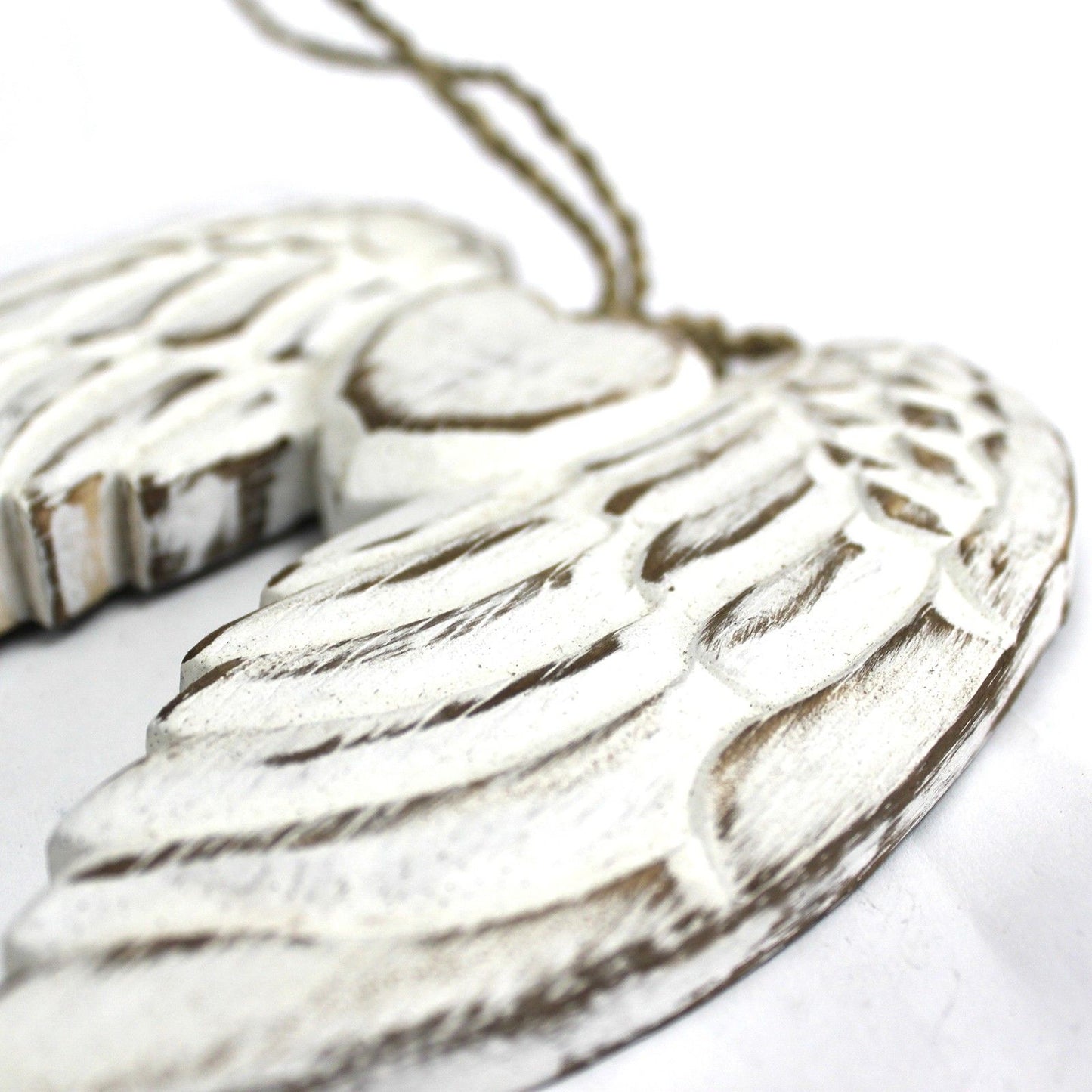 Hand Crafted Small Double Angel Wing & Heart - 15cm - Image hand-crafted-small-double-angel-wing--heart--15cm-awl-05