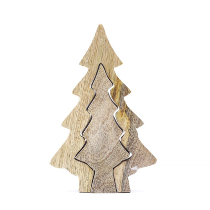Lost in the Forrest - Small Tree in a Tree Wooden Decoration - 15x10cm - Image lost-in-the-forrest--small-tree-in-a-tree-wooden-decoration--15x10cm-lif-01