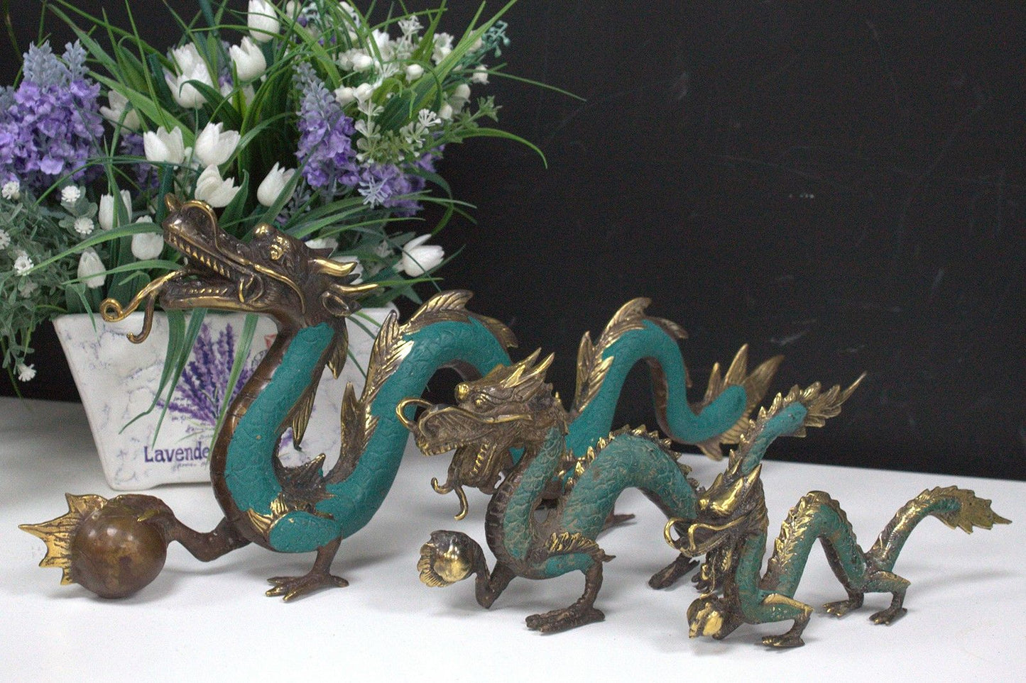 Fengshui - Med Dragon with Ball - 27cm - Image fengshui--med-dragon-with-ball--27cm-bff-06