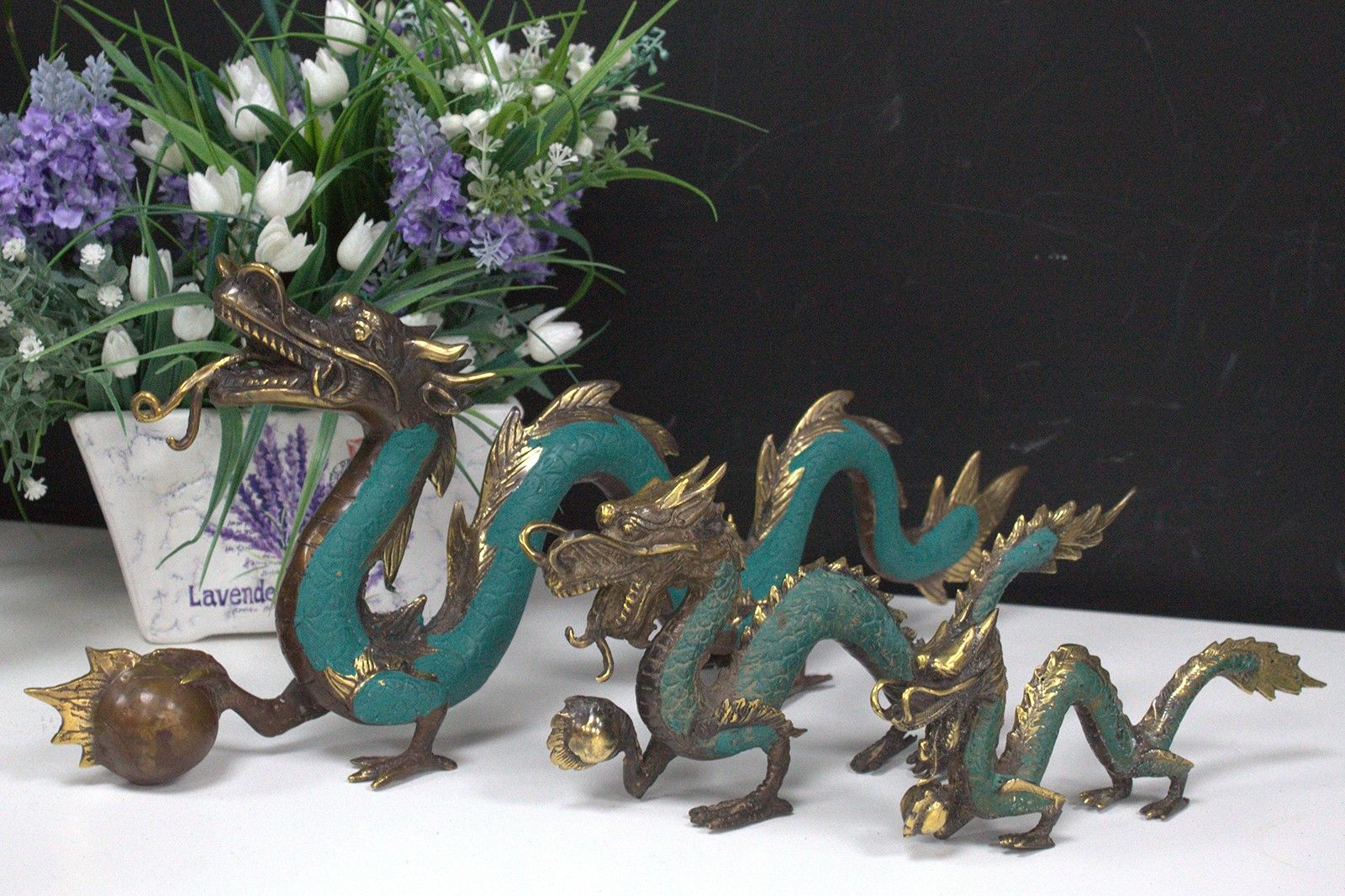 Fengshui - Med Dragon with Ball - 27cm - Image fengshui--med-dragon-with-ball--27cm-bff-06