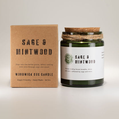 Greenman Woodwick Soy Candle - Sage & Mintwood - Image greenman-woodwick-soy-candle--sage--mintwood-wsoyc-12