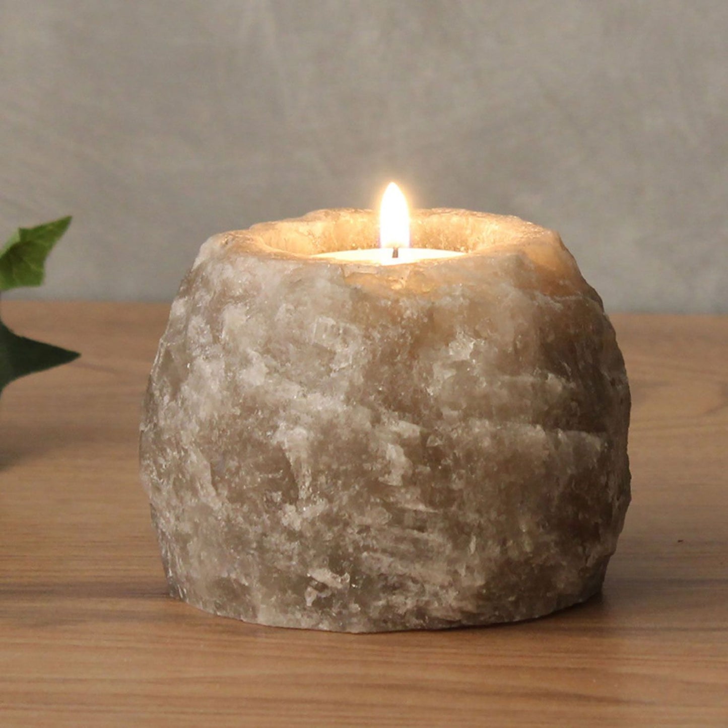 Grey Salt Candle Holder 600-800g - Image grey-salt-candle-holder-600800g-qsalt-08g
