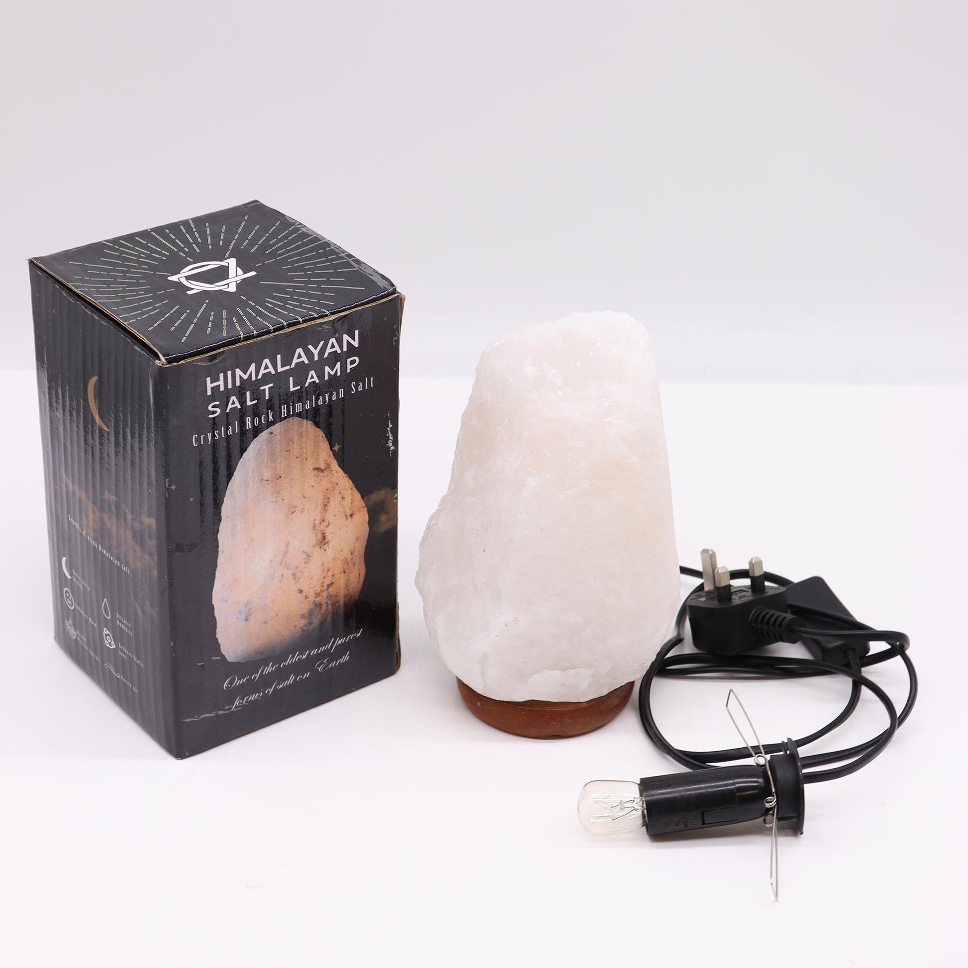 Crystal Rock Himalayan Salt Lamp - & Base apx 2-3kg - Image crystal-rock-himalayan-salt-lamp---base-apx-23kg-qsalt-12w