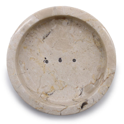 Round Honey Marble Flat Soap Dish - Image round-honey-marble-flat-soap-dish-ssd-06
