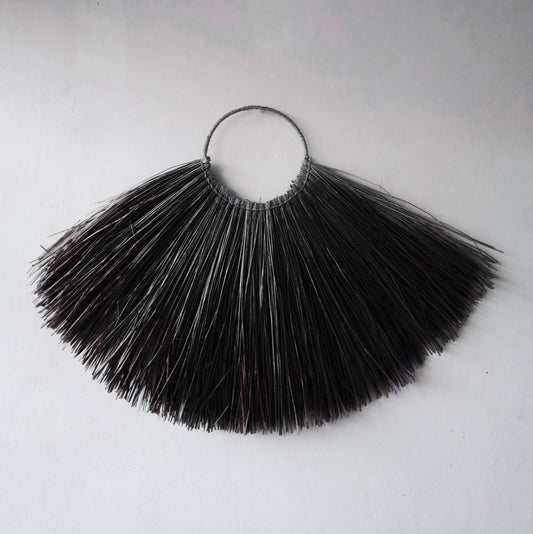 Large Seagrass Fan Wall Decor - Black - Image large-seagrass-fan-wall-decor--black-nwa-07