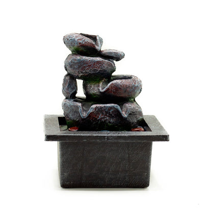 Tabletop Water Feature - 20cm - Cascading Pots - Image tabletop-water-feature--20cm--cascading-pots-waterf-09
