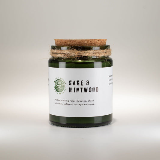 Greenman Woodwick Soy Candle - Sage & Mintwood - Image greenman-woodwick-soy-candle--sage--mintwood-wsoyc-12
