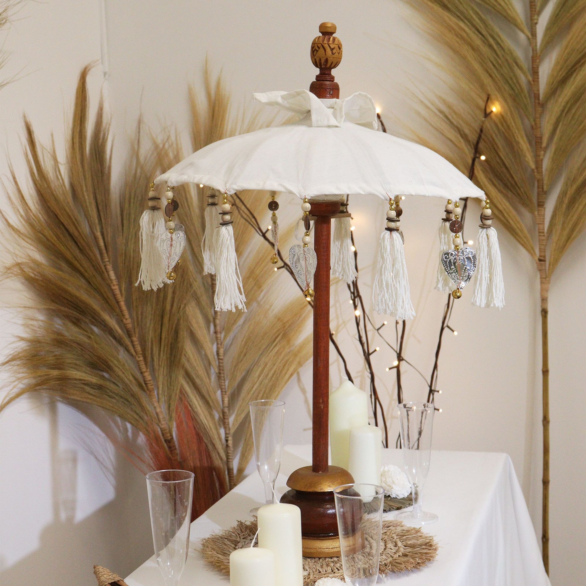Bali Home Decor Parasol - Canvas - Natural- 40cm - Image bali-home-decor-parasol--canvas--natural-40cm-bpar-08