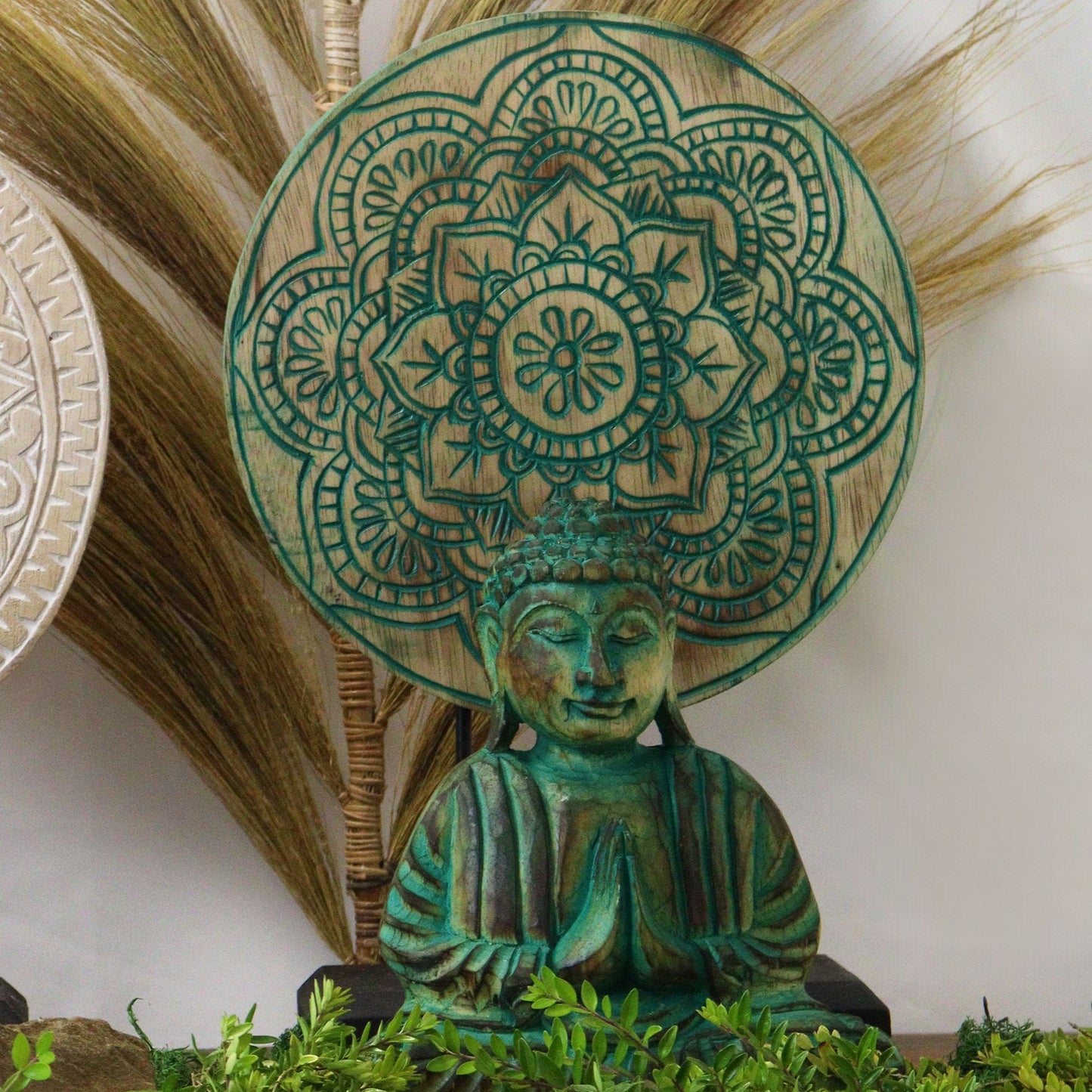 Buddha Feng Shui Set - Buddha Knot - Green - Image buddha-feng-shui-set--buddha-knot--green-bfss-05