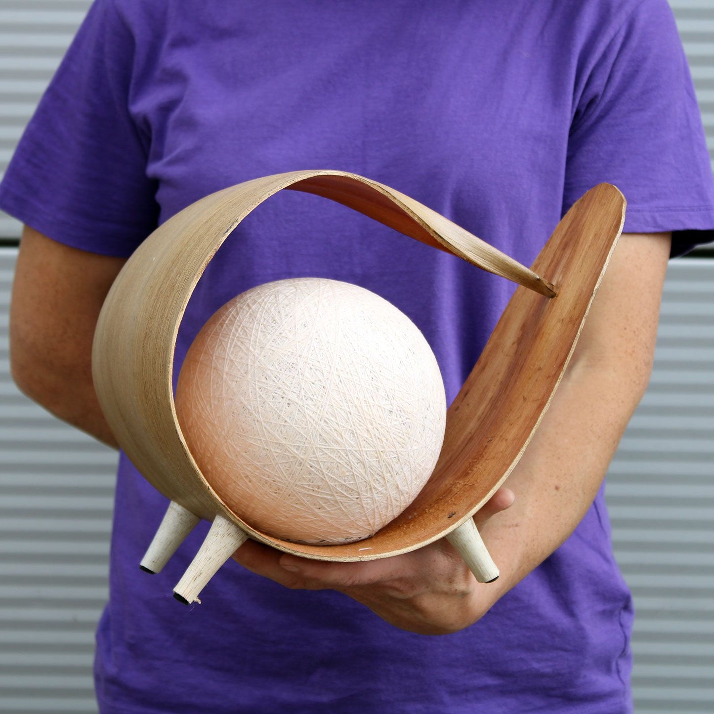 Natural Coconut Lamp - Natural Wrapover - Image natural-coconut-lamp--natural-wrapover-ncl-01