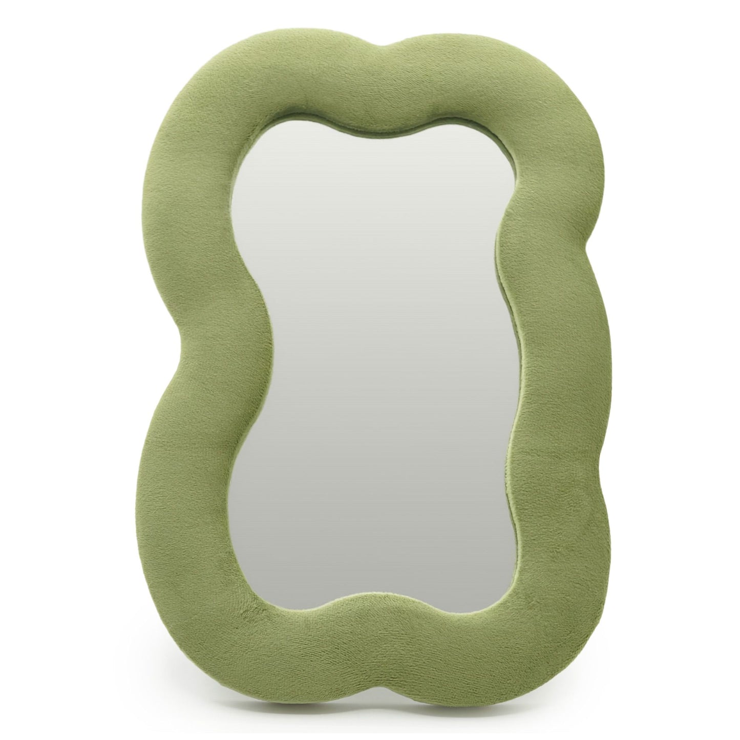 Soft Squiggly Mirror - Large Cloud - Moss Green (33.4x23.5x2.3cm) - Image soft-squiggly-mirror--large-cloud--moss-green-334x235x23cm-ssm-08