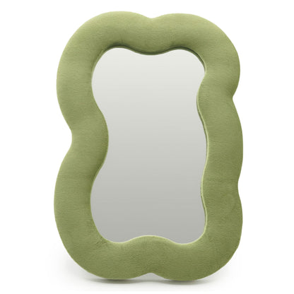 Soft Squiggly Mirror - Large Cloud - Moss Green (33.4x23.5x2.3cm) - Image soft-squiggly-mirror--large-cloud--moss-green-334x235x23cm-ssm-08