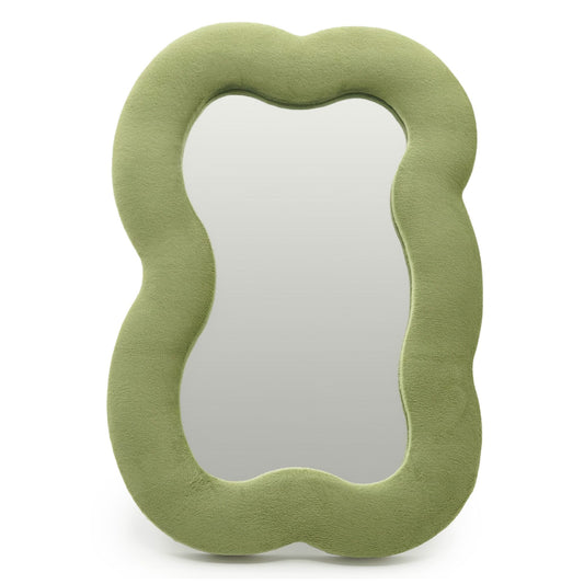 Soft Squiggly Mirror - Large Cloud - Moss Green (33.4x23.5x2.3cm) - Image soft-squiggly-mirror--large-cloud--moss-green-334x235x23cm-ssm-08