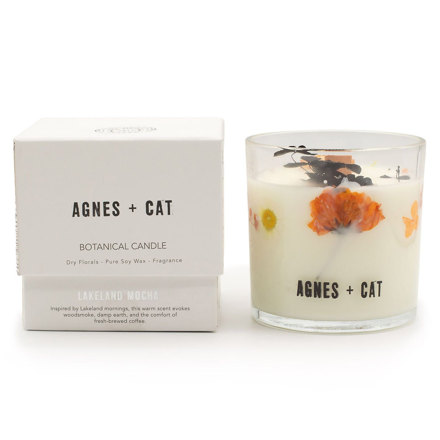 Agnes + Cat Botanical Soy Wax Candle - Lakeland Mocha - Image agnes--cat-botanical-soy-wax-candle--lakeland-mocha-acbfc-07