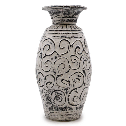 Swirls Shaped Vase - Cream - Image swirls-shaped-vase--cream-bcv-01