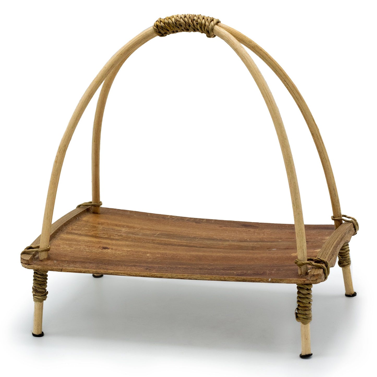 Coconut Leaf Tea Stand - Natural - Image coconut-leaf-tea-stand--natural-clfb-05