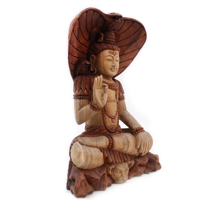 Shiva with Cobra - 50cm - Image shiva-with-cobra--50cm-hcbs-25