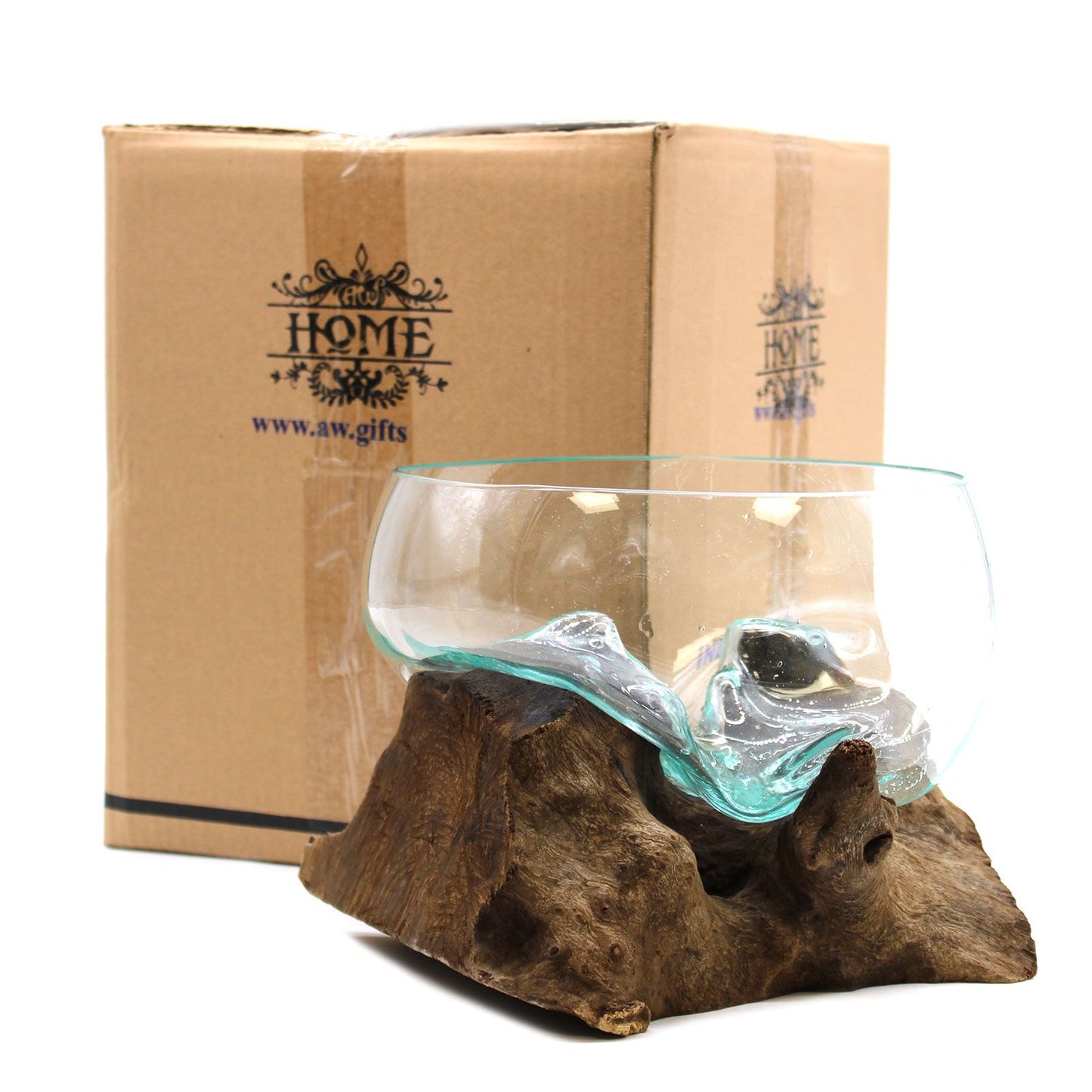 Molten Glass on Wood - Open Lrg Bowl - Image molten-glass-on-wood--open-lrg-bowl-mgw-06