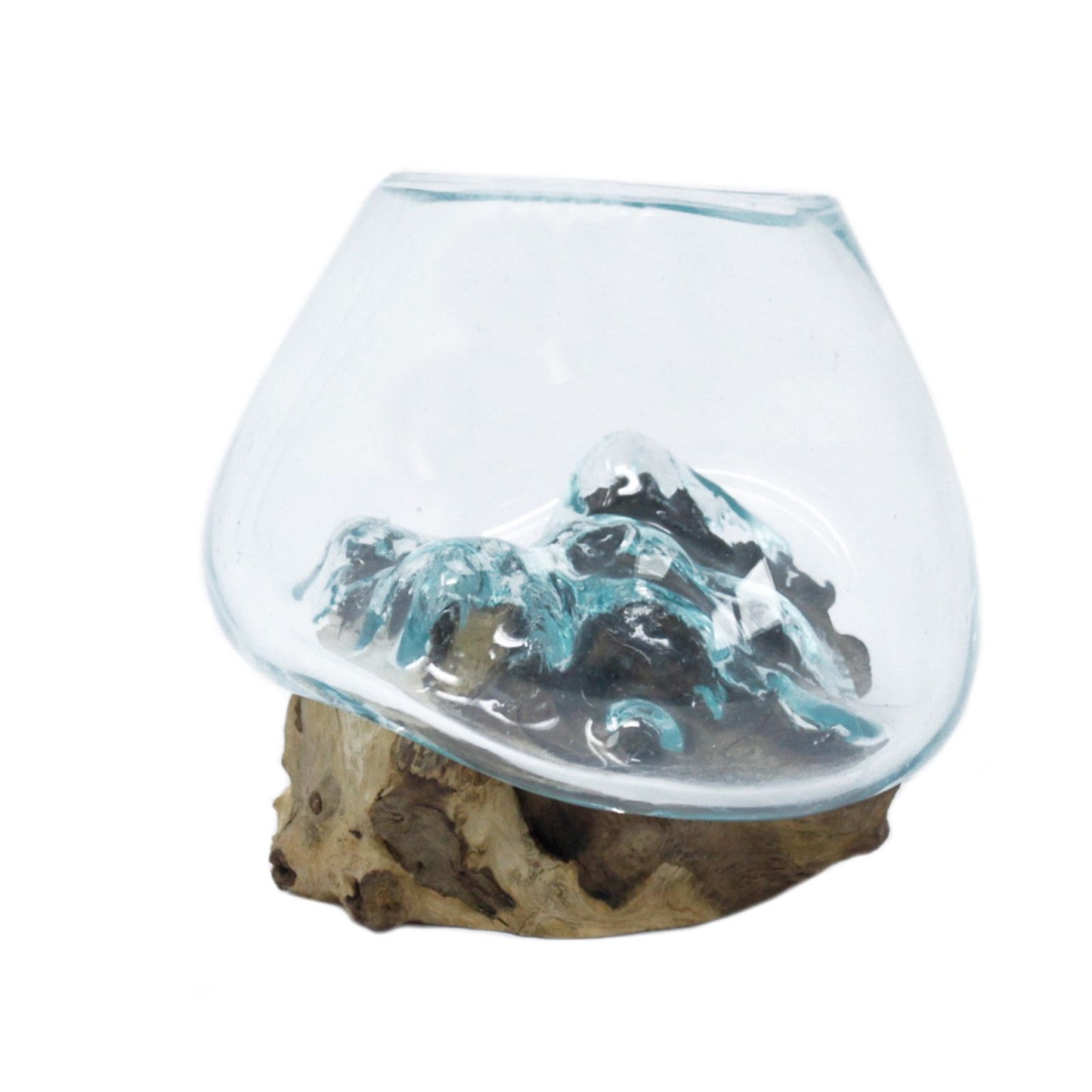 Molten Glass on Wood - Small Bowl - Image molten-glass-on-wood--small-bowl-mgw-01