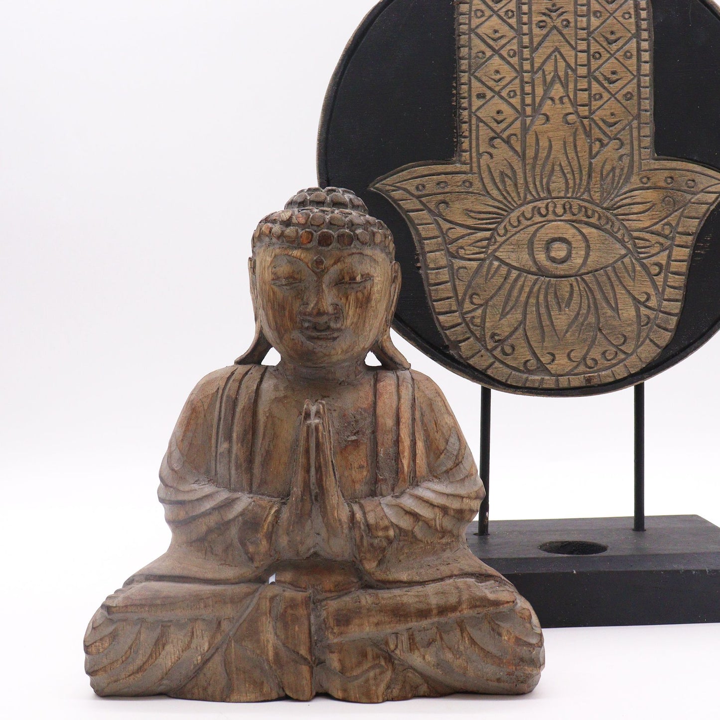 Buddha Feng Shui Set - Hamsa - Grey - Image buddha-feng-shui-set--hamsa--grey-bfss-01