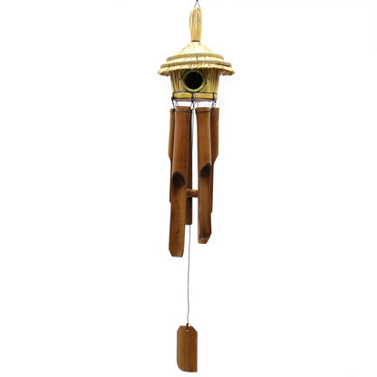 Round Seagrass Bird Box with Chimes 45x17cm - Image round-seagrass-bird-box-with-chimes-45x17cm-birdb-03
