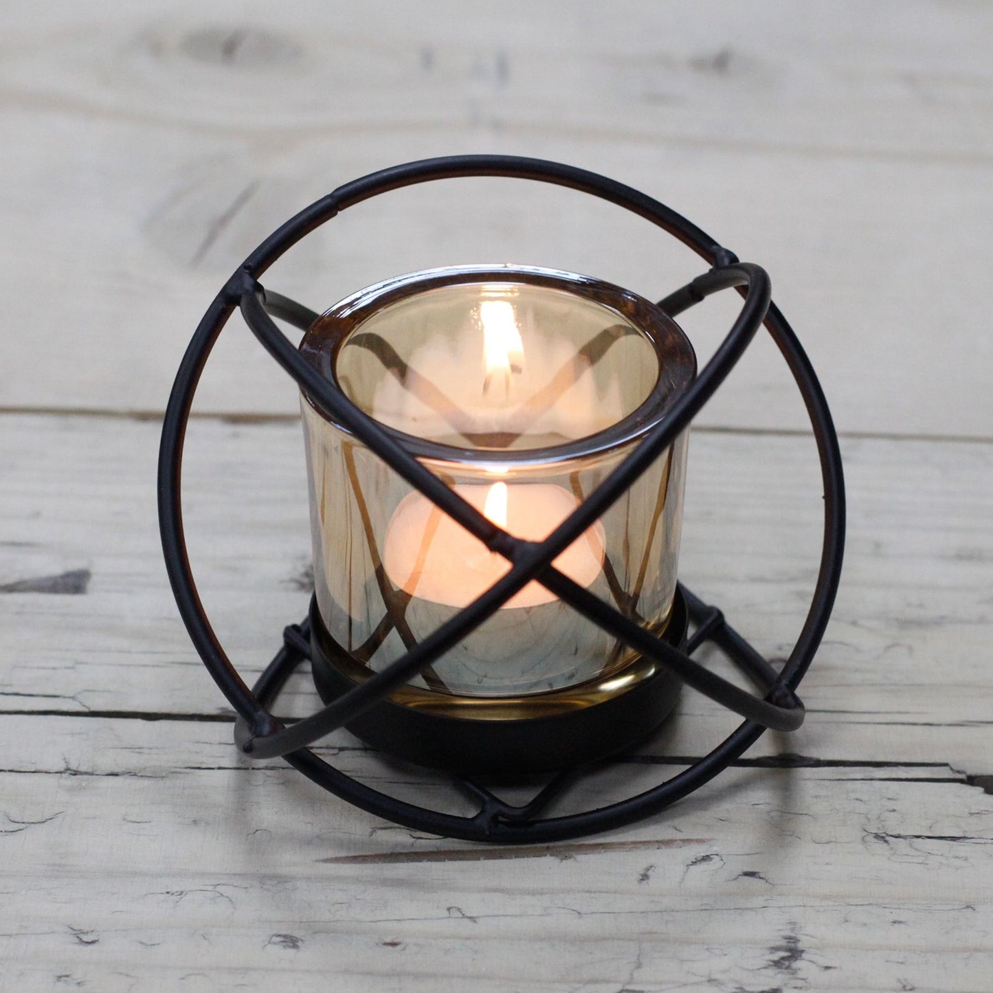 Centrepiece Iron Votive Candle Holder - 1 Cup Single Ball - Image centrepiece-iron-votive-candle-holder--1-cup-single-ball-civch-01
