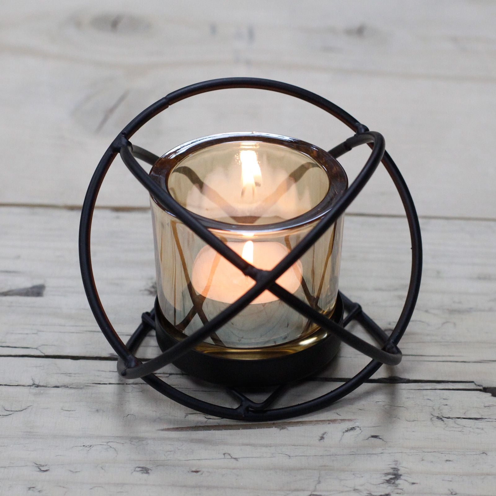 Centrepiece Iron Votive Candle Holder - 1 Cup Single Ball - Image centrepiece-iron-votive-candle-holder--1-cup-single-ball-civch-01
