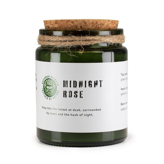 Greenman Woodwick Soy Candle - Midnight Rose - Image greenman-woodwick-soy-candle--midnight-rose-wsoyc-04