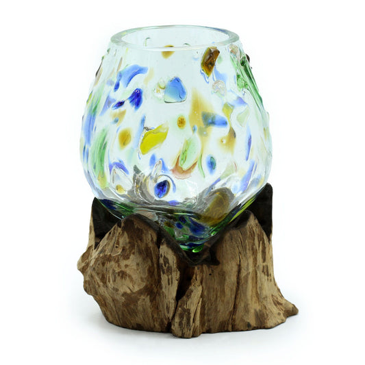 Molten Coloured Glass on Wood - Medium Bowl - Image molten-coloured-glass-on-wood--medium-bowl-mgw-40