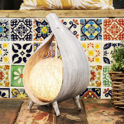 Natural Coconut Lamp - Greywash Wrapover - Image natural-coconut-lamp--greywash-wrapover-ncl-04