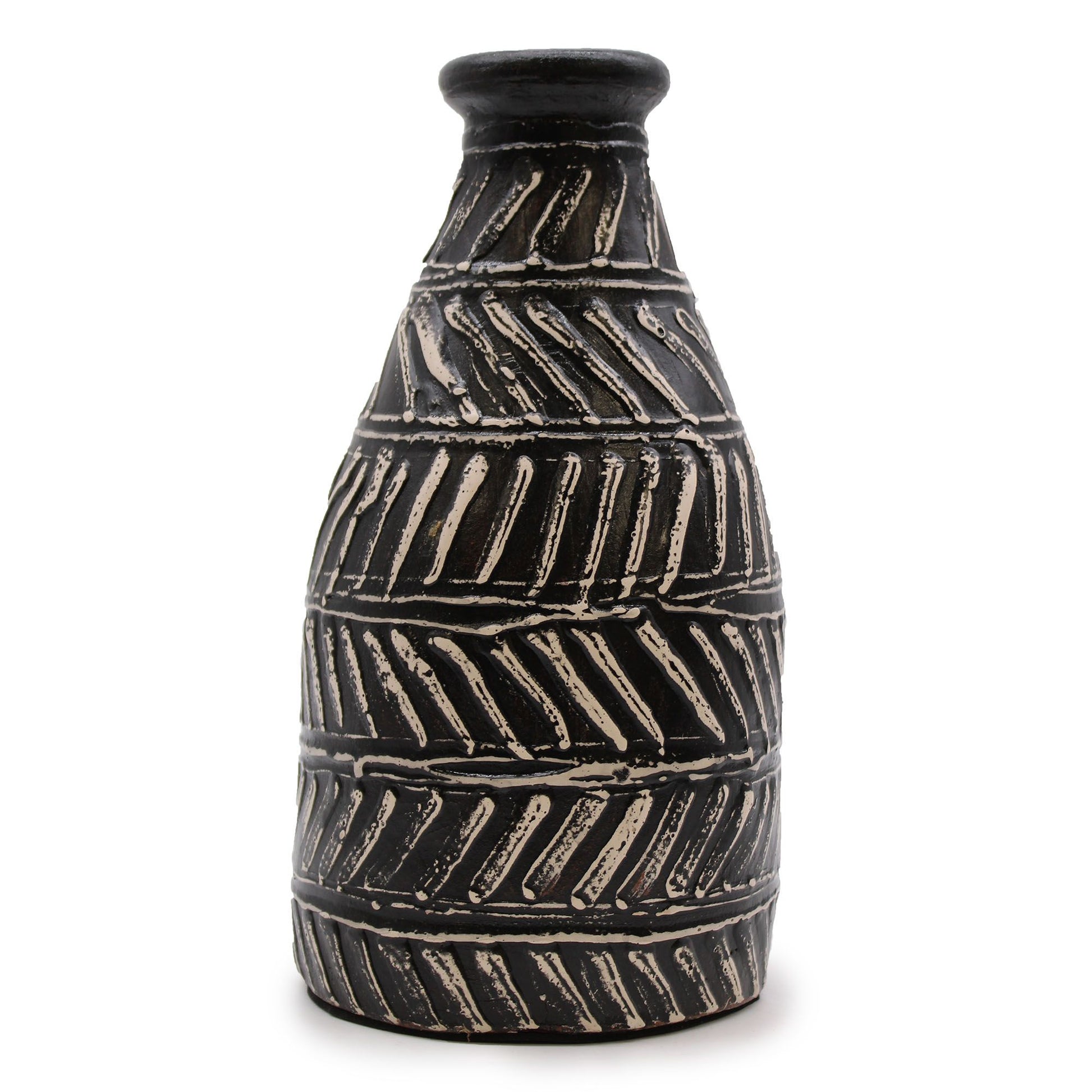 Greek Taper Vase - Chocolate - Image greek-taper-vase--chocolate-bcv-04