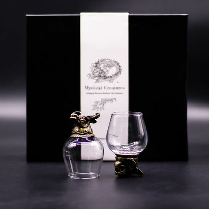 Gift Set of 6 Glasses (100ml) - Mystical Creatures - Antique Bronze - Image gift-set-of-6-glasses-100ml--mystical-creatures--antique-bronze-bbug-06