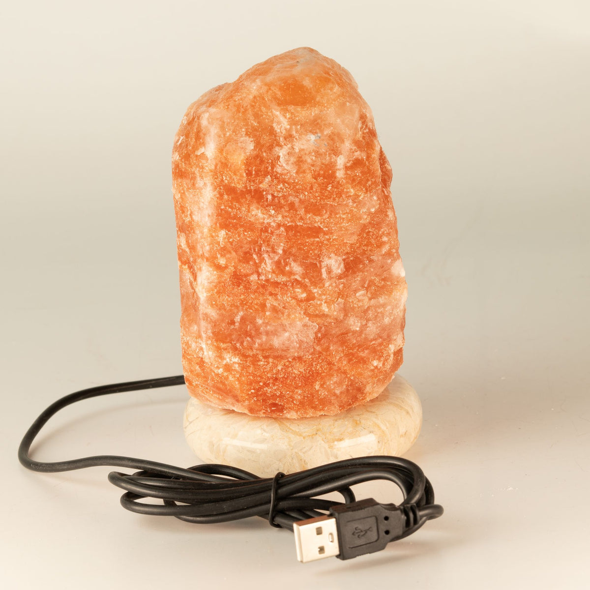 Quality USB Natural Salt Lamp - 11.5 cm (single)