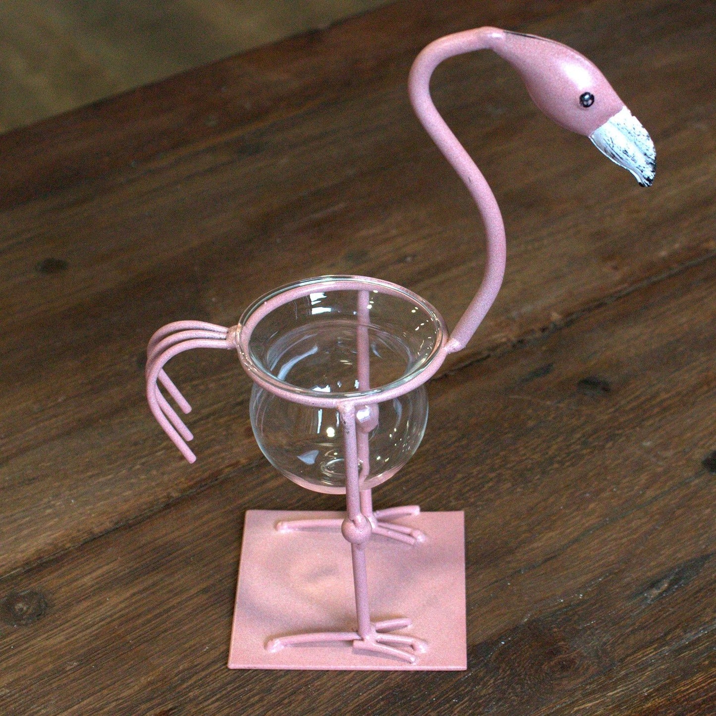 Hydroponic Home Décor - Pink Metal Flamingo Des 2 - Image hydroponic-home-dcor--pink-metal-flamingo-des-2-hhd-14