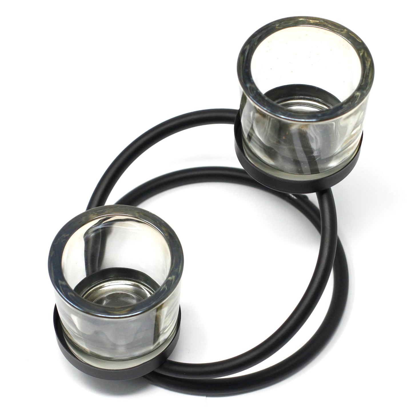 Centrepiece Iron Votive Candle Holder - 2 Cup Double Step - Image centrepiece-iron-votive-candle-holder--2-cup-double-step-civch-02