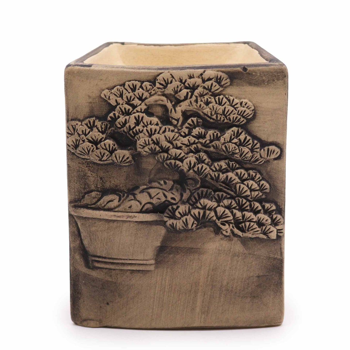Hand Painted Bonsai Burner - Slate - Image hand-painted-bonsai-burner--slate-cdes-22