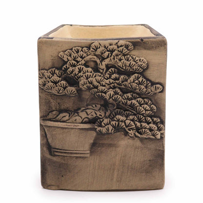 Hand Painted Bonsai Burner - Slate - Image hand-painted-bonsai-burner--slate-cdes-22