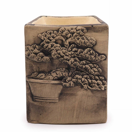 Hand Painted Bonsai Burner - Slate - Image hand-painted-bonsai-burner--slate-cdes-22