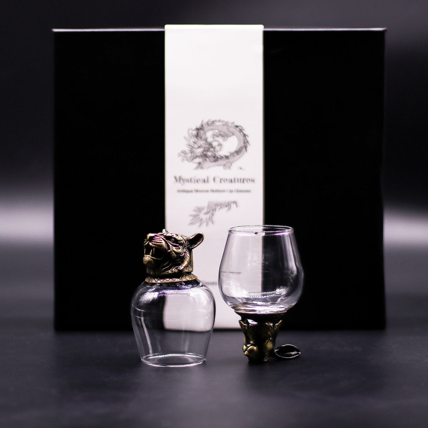 Gift Set of 6 Glasses (100ml) - Mystical Creatures - Antique Bronze - Image gift-set-of-6-glasses-100ml--mystical-creatures--antique-bronze-bbug-06
