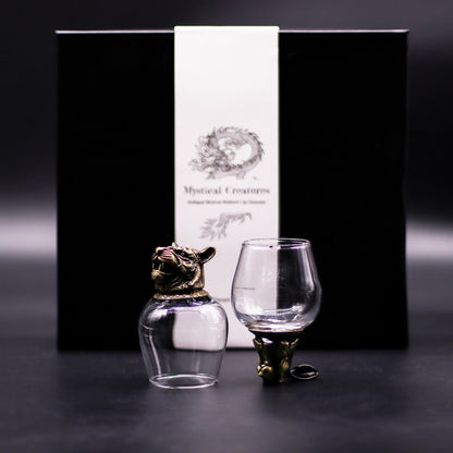 Gift Set of 6 Glasses (100ml) - Mystical Creatures - Antique Bronze - Image gift-set-of-6-glasses-100ml--mystical-creatures--antique-bronze-bbug-06