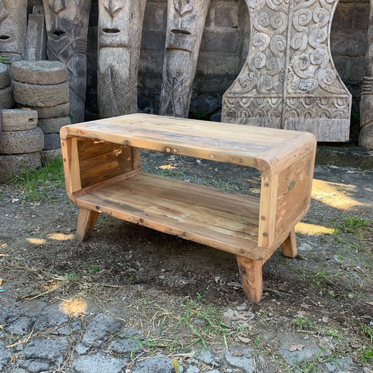 Small Rounded Coffee Table - Recycled Wood - Image small-rounded-coffee-table--recycled-wood-acshop-11