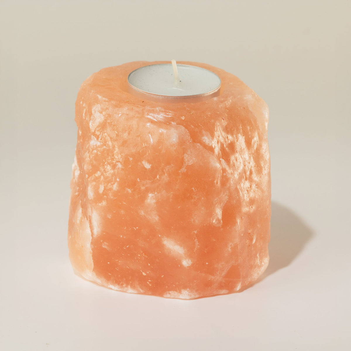Quality Natural Salt Candle Holder