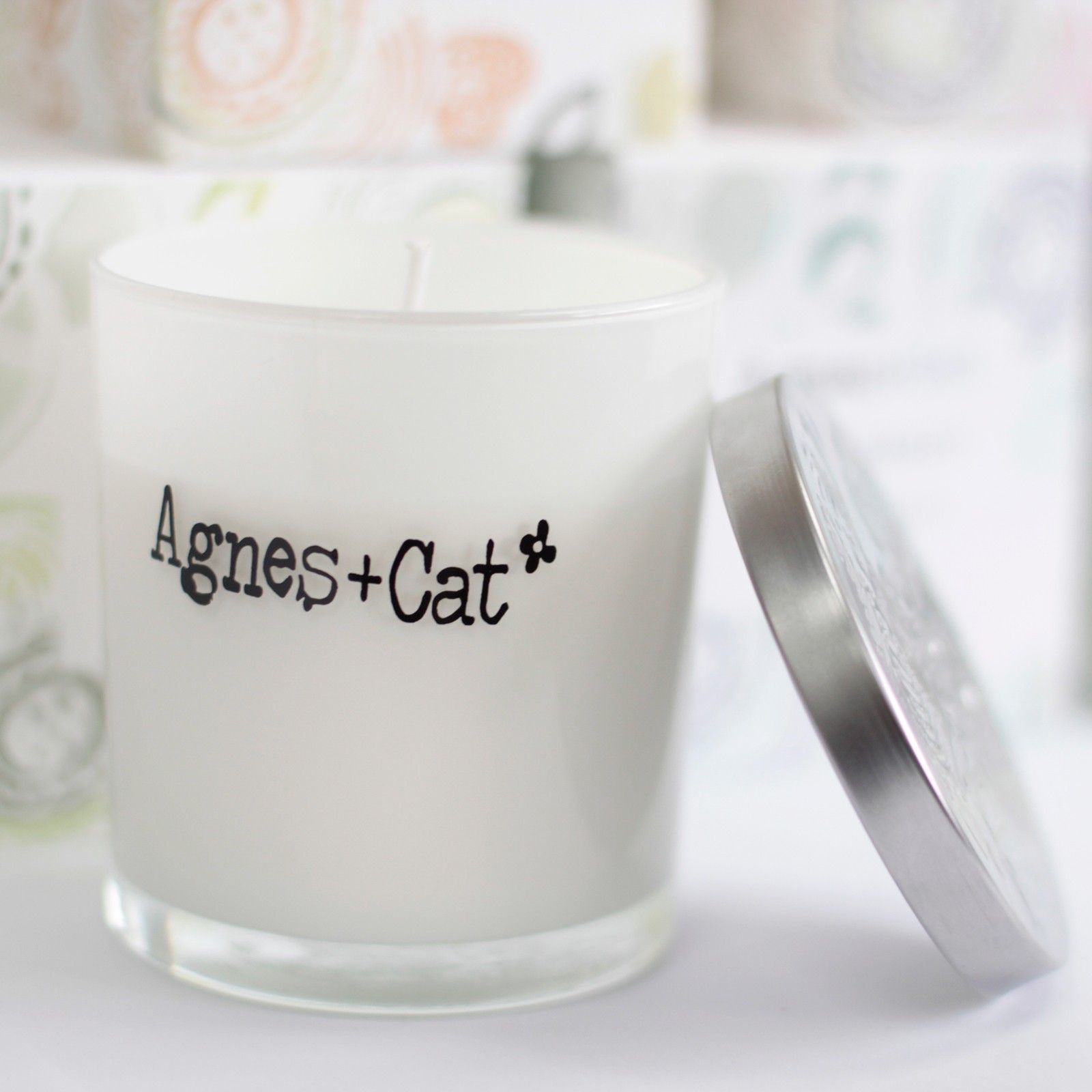 Agnes + Cat Votive Candle - Parma Violet - Image agnes--cat-votive-candle--parma-violet-acvc-09