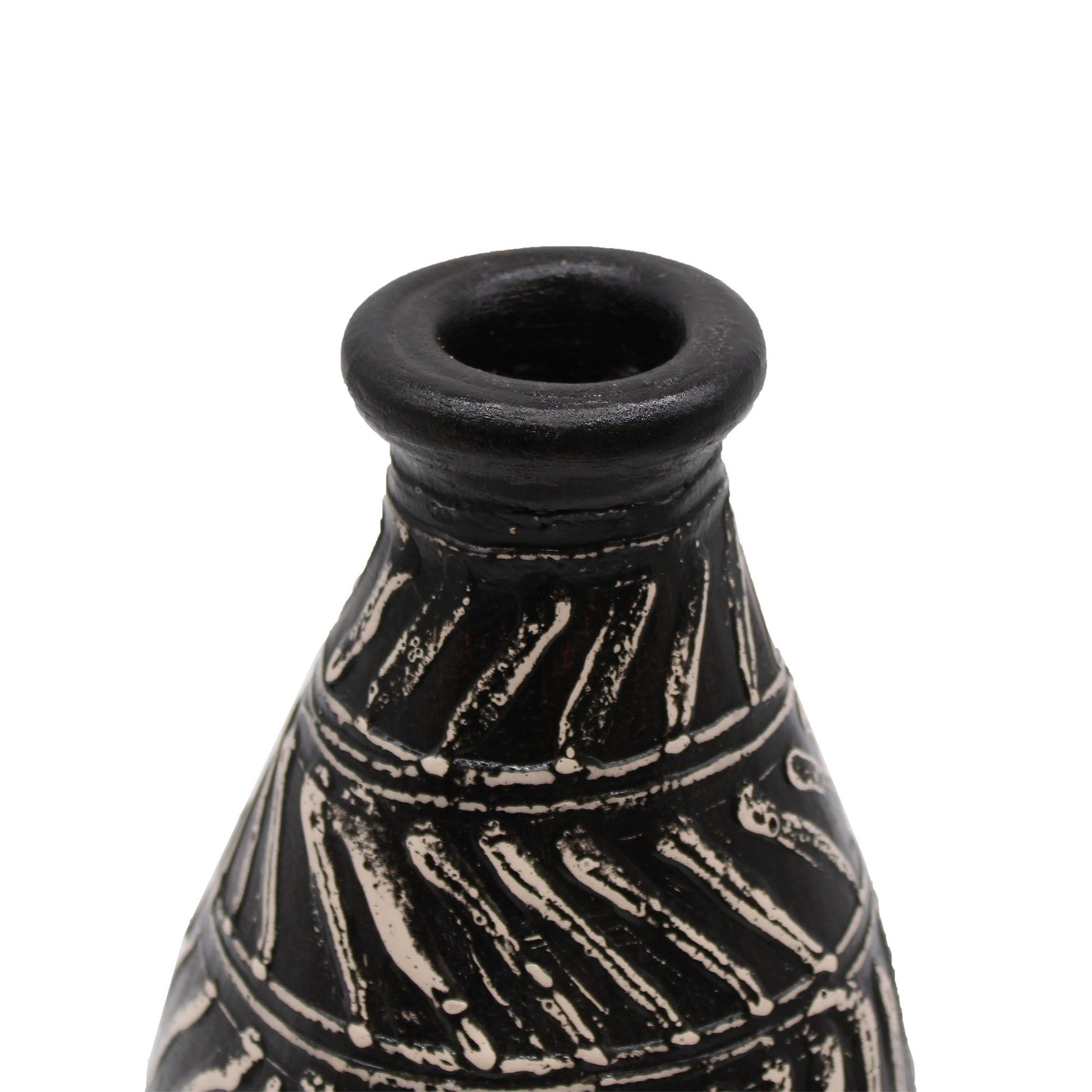 Greek Taper Vase - Chocolate - Image greek-taper-vase--chocolate-bcv-04