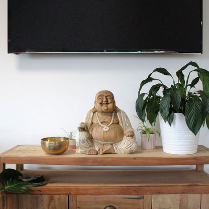 Happy Buddha - Whitewash 40cm - Image happy-buddha--whitewash-40cm-hcbs-14