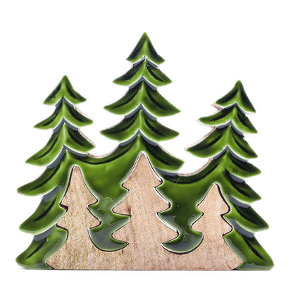 Lost in the Forrest - Three Trees 3D Wooden Decoration - 20x23cm - Image lost-in-the-forrest--three-trees-3d-wooden-decoration--20x23cm-lif-02
